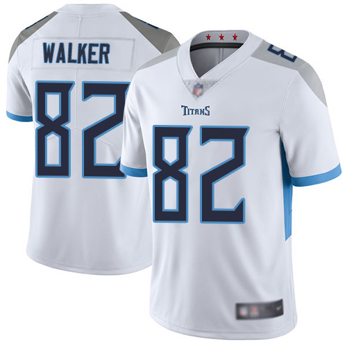 Tennessee Titans Limited White Men Delanie Walker Road Jersey NFL Football #82 Vapor Untouchable->women nfl jersey->Women Jersey